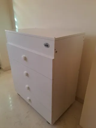 Cassettiera per bambini Cam a 4 cassetti