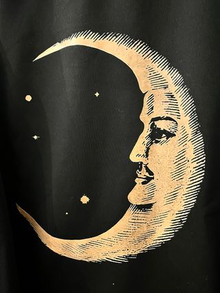 Sudadera Negra Luna Dorada Talla M