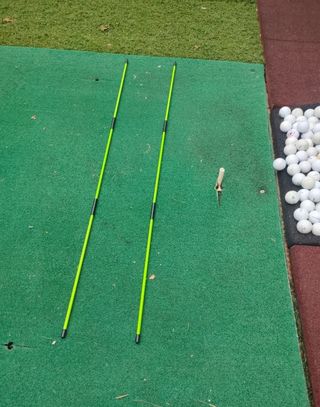 Varillas de alineación para golf