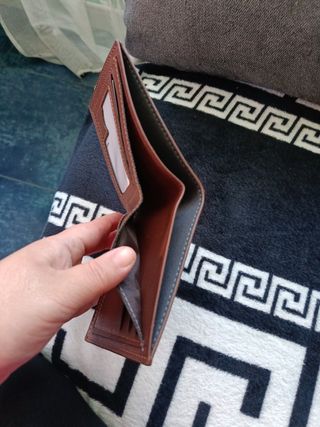 Cartera y billetera marron