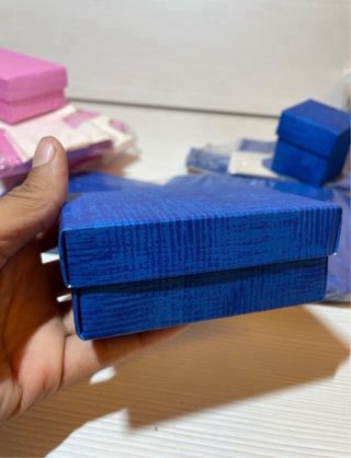 50 Cajas Cartón Pequeñas 9x3x5cm