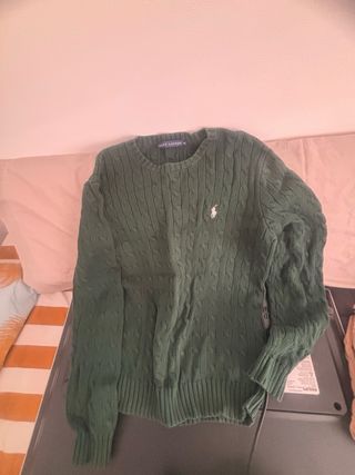 Jersey Polo Ralph Lauren Beige Trenzado