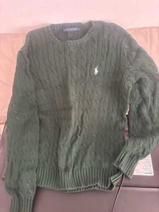 Jersey Polo Ralph Lauren Beige Trenzado
