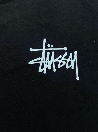 Camiseta Stüssy Negra Básica