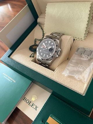 Rolex Explorer II - Caja y Documentación Completa
