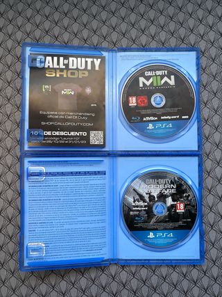 2 Juegos PS4 Call of Duty Modern Warfare