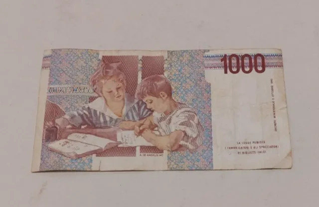Banconota 2000 Lire Italia 1990