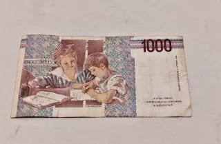 Banconota 2000 Lire Italia 1990