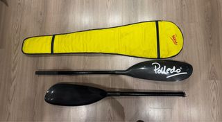 Pala de Kayak/piragua de carbono desmontable 