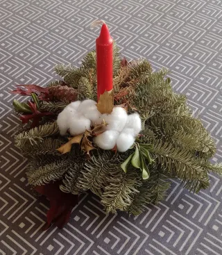 Centro de mesa Navidad Nuevo realizado a mano