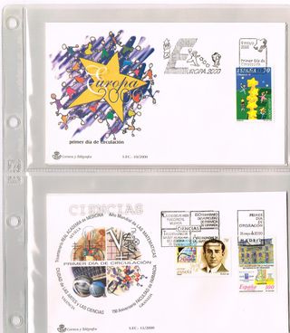 Sobre Primer Día Circulación España 2000 Carlos V