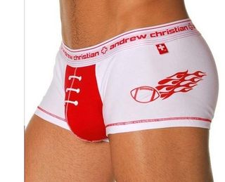 3 Calzoncillos Andrew Christian Football M y XL