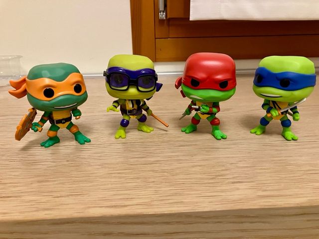 4 Funko Pop Tartarughe Ninja