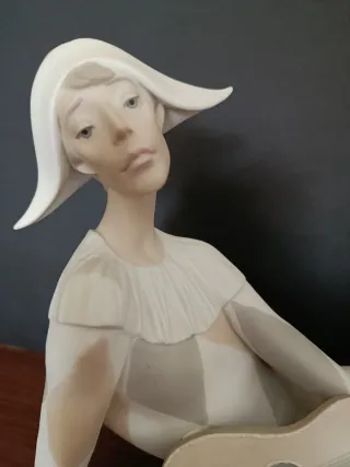 Figura Arlequín Lladró Guitarra