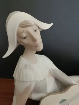 Figura Arlequín Lladró Guitarra