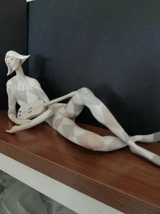 Figura Arlequín Lladró Guitarra