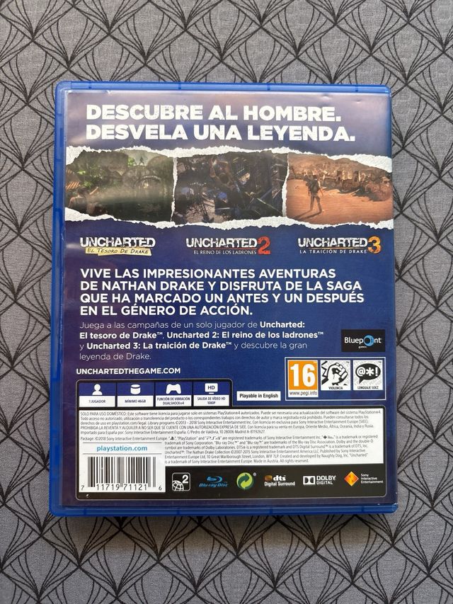 PS4 Uncharted: The Nathan Drake Collection