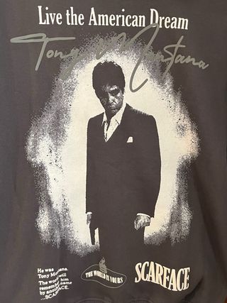 Sudadera Scarface Gris Talla XS Hombre