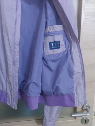 Giubbino viola di petto misura 60cm di spalle 50cm