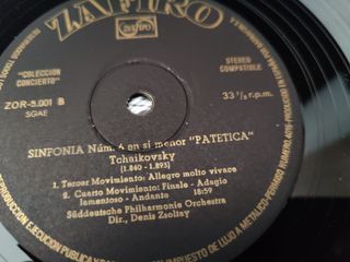 Vinilo Tchaikovsky Sinfonía 6 Patética
