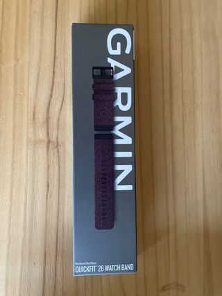 Correa Garmin QuickFit 26 Nylon Roja Sin abrir