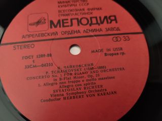 Vinilo P. Tchaikovsky Concerto No.1 S. Richter