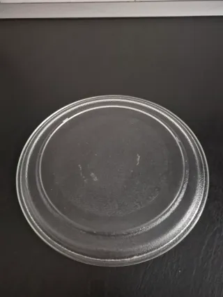 Plato de cristal para microondas