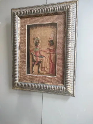 Cuadro Egipcio en Relieve