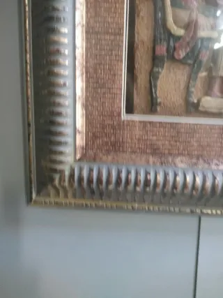 Cuadro Egipcio en Relieve