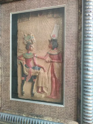 Cuadro Egipcio en Relieve