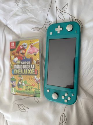 Nintendo Switch Lite Verde + Juego Mario Bros U De