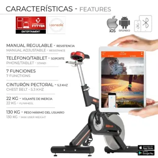 Bicicleta de Spinning FYTTER RI-09R Generation II