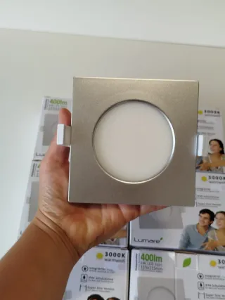 Nuovi 6 faretti a LED da incasso - Argento