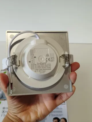 Nuovi 6 faretti a LED da incasso - Argento