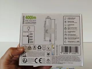 Nuovi 6 faretti a LED da incasso - Argento