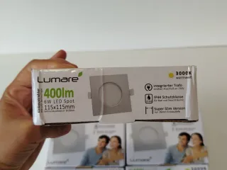 Nuovi 6 faretti a LED da incasso - Argento