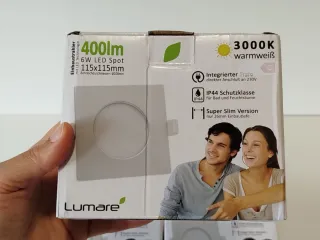 Nuovi 6 faretti a LED da incasso - Argento