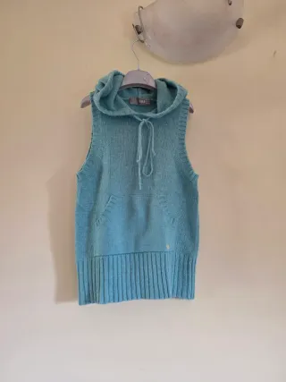 Gilet donna ZaraMaglione smanicato donna cappuccio