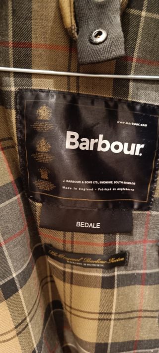 Barbour Bedale Chaqueta Talla L Azul Marino