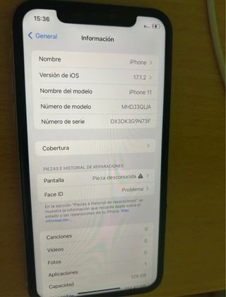 iPhone 11 bianco 128GB