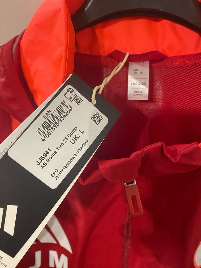 Giacca AS Roma Adidas JM Nuova L