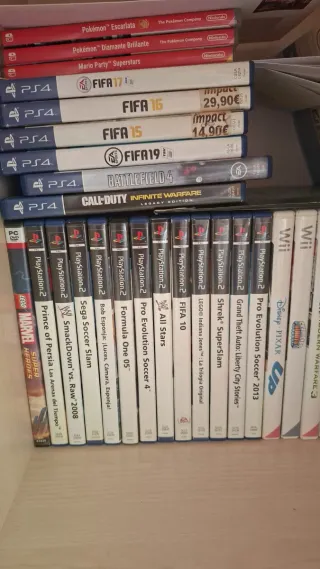 Lote Juegos PlayStation 2 (PS2)
5 euros cada juego