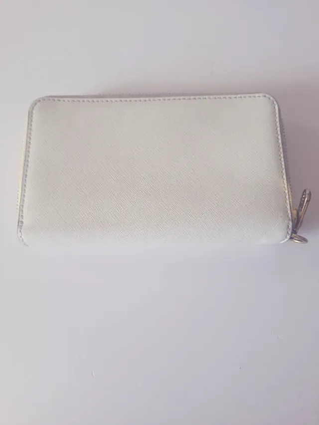 Portafoglio Michael Kors Bianco e Oro