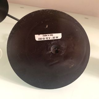 Coppia Lampade da Tavolo Vintage Nere