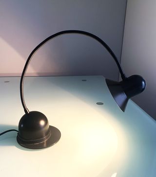 Coppia Lampade da Tavolo Vintage Nere