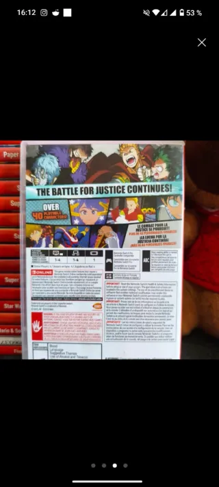 My Hero One's Justice 2 Nintendo Switch