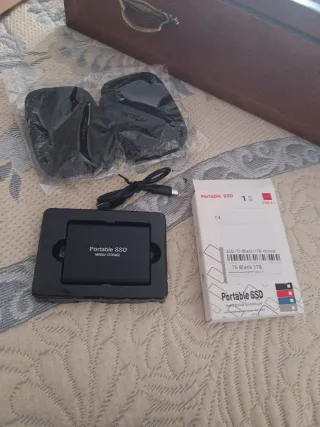 SSD Portátil 1TB Samsung T5 Negro