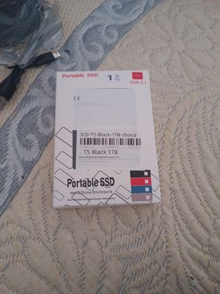 SSD Portátil 1TB Samsung T5 Negro