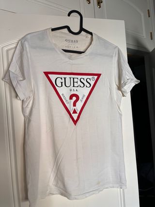 Camiseta Guess Blanca original