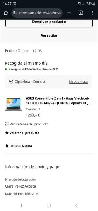Asus Vivobook 14 OLED Convertible 2 en 1